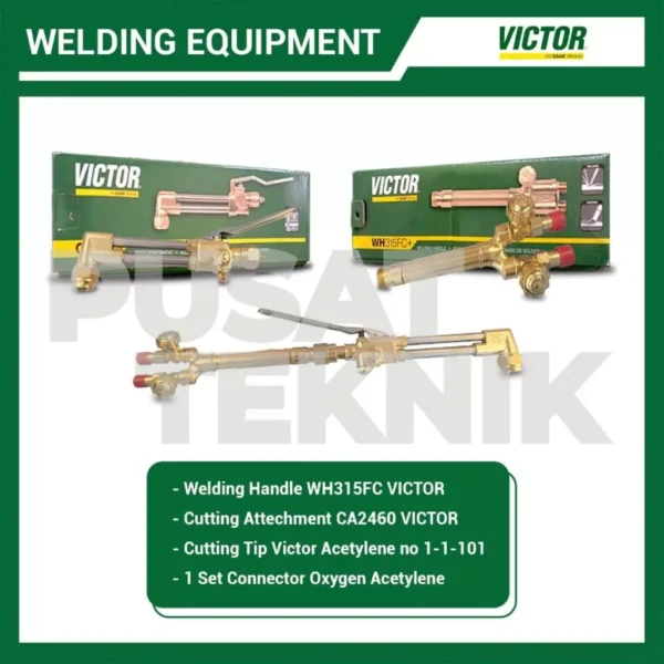Cutting Torch VICTOR CA2460 + 315FC Welding Handle Las - Gambar 2