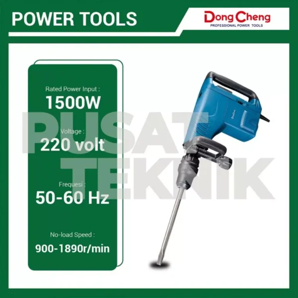 DONGCHENG Mesin Bobok Bor Magnet Jack Hammer DZG 10 - Gambar 2