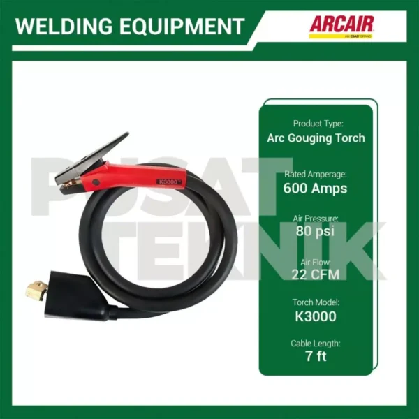 Gouging Torch ARCAIR K3000 Stang Las Arc - Gambar 2