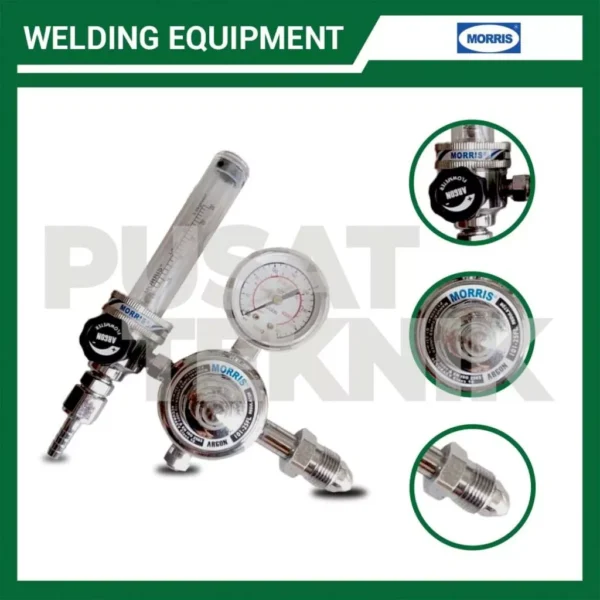 MORRIS Flowmeter Regulator Co2 Heater CRF-200-220V - Gambar 4