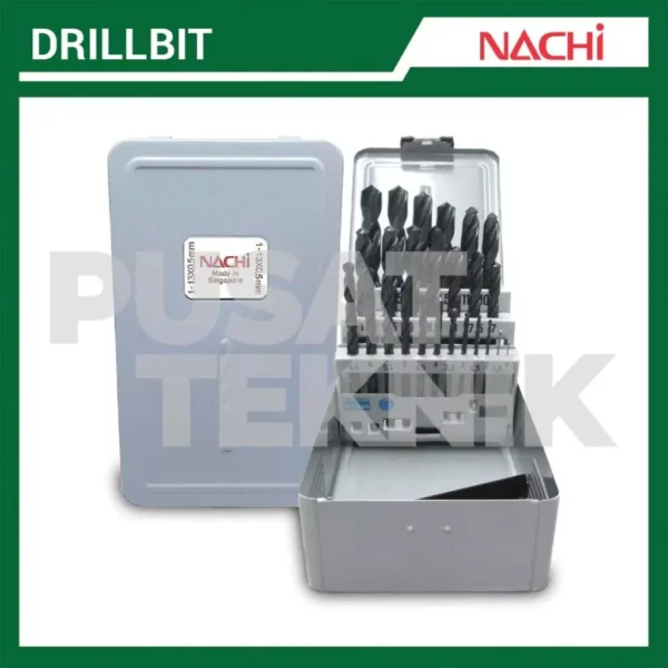 Mata Bor Besi NACHI 1 - 13 mm Isi 25 Pcs - Gambar 4