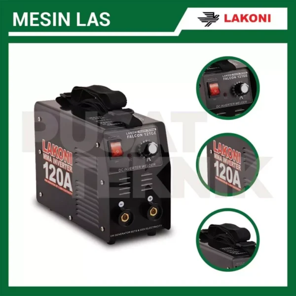 Mesin Las LAKONI Falcon 121GE Welding MMA Inverter 120A - Gambar 4