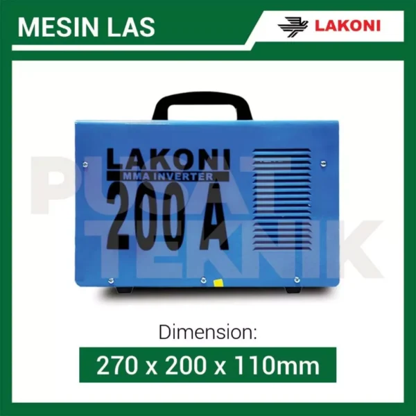 Mesin Las LAKONI MMA Falcon 205A Welding Inverter Listrik 200A 2000 Watt - Gambar 5