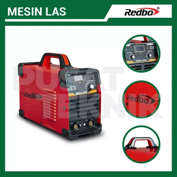 Mesin Las REDBO MMA 200M Welding Inverter Listrik 400A 2200 Watt - Gambar 4