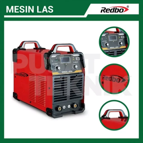 Mesin Las REDBO MMA 400M Welding Inverter Listrik 400A 2200 Watt - Gambar 4