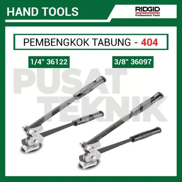 Tube Bender RIDGID Alat Pembengkok 404 Ukuran 1/4" dan 3/8"