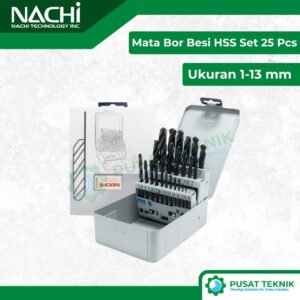 Mata Bor Besi NACHI 1 - 13 mm Isi 25 Pcs