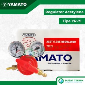 YAMATO Regulator Acetylene YR-71 Pressure Gauge