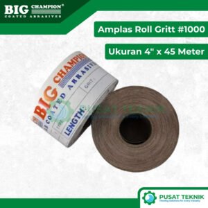 Amplas Roll Gritt #1000 4" x 45 Meter 1 Roll