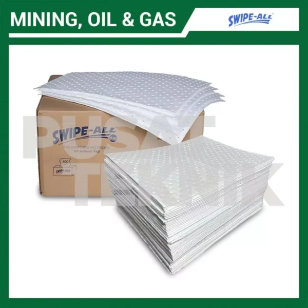 Oil Sorbent Absorber Swipe-All P80 Pad Penyerap Tumpahan Oli100 Sheet (40 x50 cm) - Gambar 3