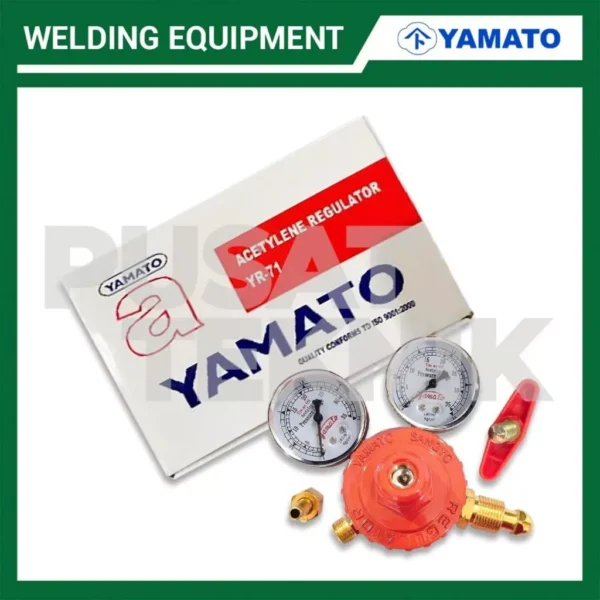 YAMATO Regulator Acetylene YR-71 Pressure Gauge - Gambar 5