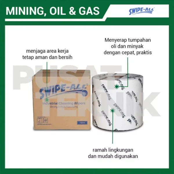 Oil Sorbent Absorber Swipe-All S70 Penyerap Tumpahan Oli - Gambar 2