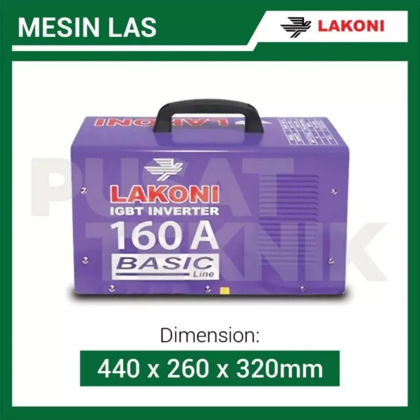 Mesin Las LAKONI Basic 162iX IGBT Welding Inverter Trafo 160A - Gambar 5