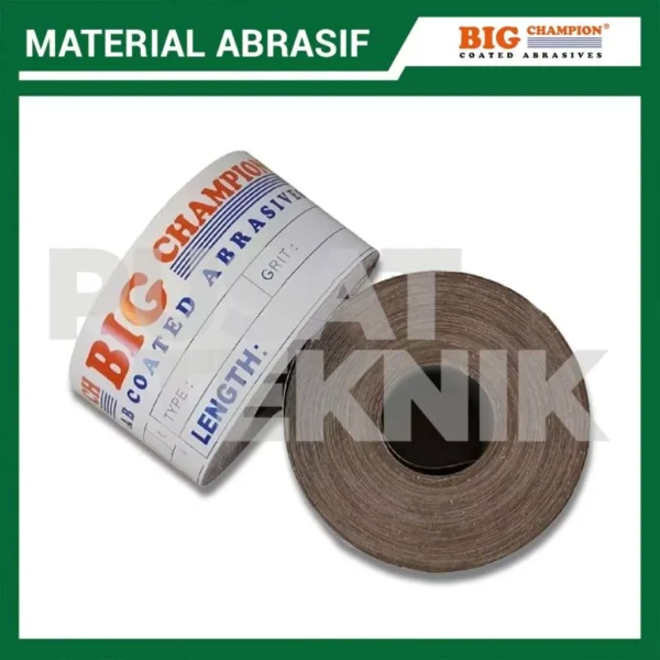 Amplas Roll Gritt #1000 4" x 45 Meter 1 Roll Big Champion - Gambar 3