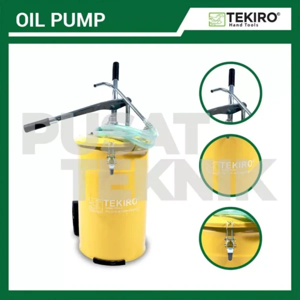 TEKIRO Pompa Oli Hand Oil Pump Manual 20 Liter - Gambar 4