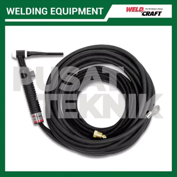 Tig Torch WP 17V / 26V WP-26-25-2 WELDCRAFT Stang Las Argon - Gambar 3