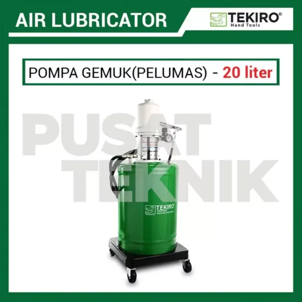 TEKIRO Pompa Gemuk Tenaga Angin Air Lubricator For Grease Pump 20 Liter