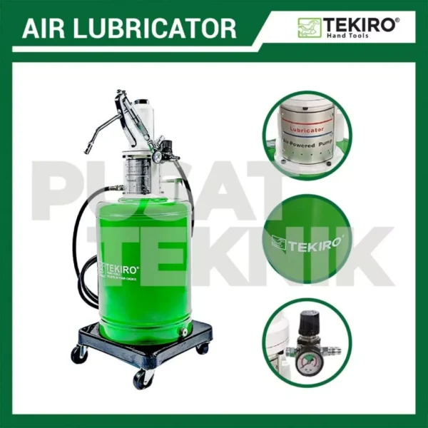 TEKIRO Pompa Gemuk Tenaga Angin Air Lubricator For Grease Pump 20 Liter - Gambar 4