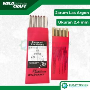 Tungsten Electrodes WELDCRAFT Jarum Las Argon TIG Welding 1.6mm dan 2.4mm Original