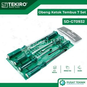 TEKIRO Obeng Ketok Tembus Go Thru Screwdriver Set 7 Pcs