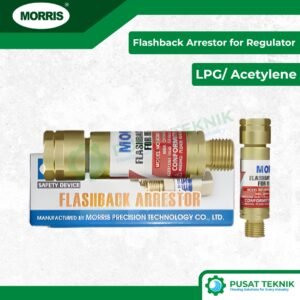 MORRIS Flashback Arrestor for Regulator Oxygen & Gas LPG Pressure Control