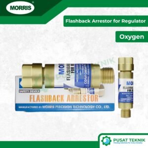 MORRIS Flashback Arrestor for Torch Oxygen & Fuel Gas Pressure Control