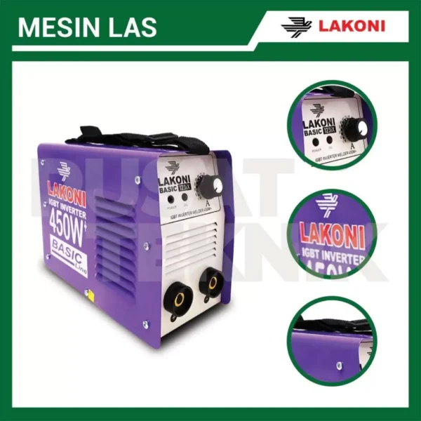 Mesin Las LAKONI Basic 123iX IGBT Welding Inverter Listrik Trafo 120A - Gambar 4