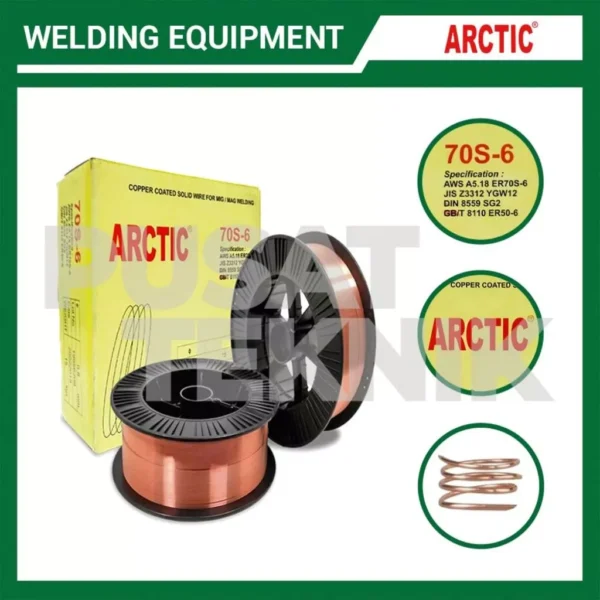 Kawat Las ARCTIC 70S-6 0,8mm MIG Wire Welding - Gambar 4