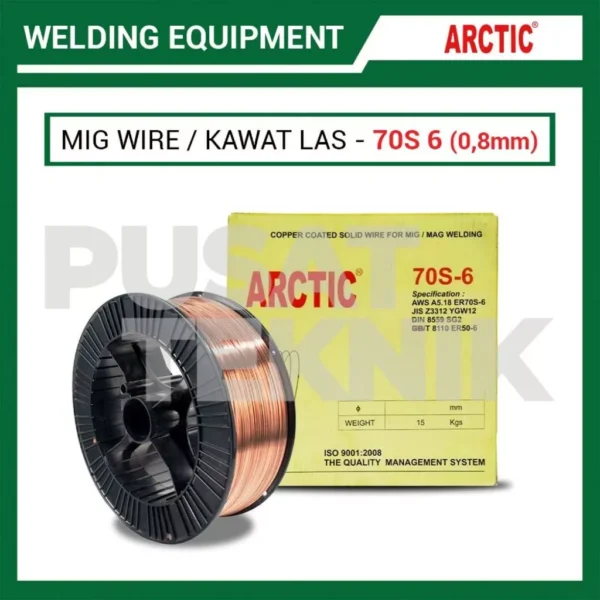 Kawat Las ARCTIC 70S-6 0,8mm MIG Wire Welding
