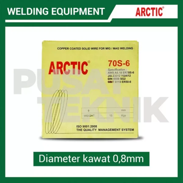 Kawat Las ARCTIC 70S-6 0,8mm MIG Wire Welding - Gambar 3