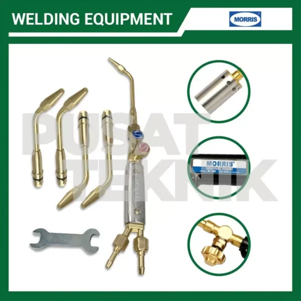 MORRIS Welding Torch WGS 8102 Type Gloor Las Putar - Gambar 4