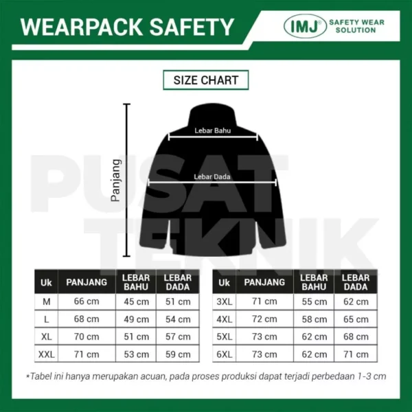 Wearpack Safety IMJ Atasan Kerja Lengan Panjang American Drill - Gambar 4