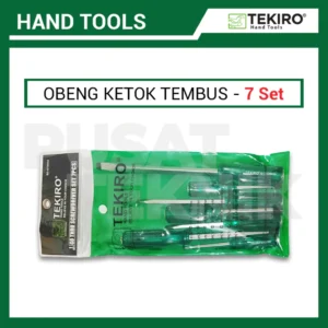 TEKIRO Obeng Ketok Tembus Go Thru Screwdriver Set 7 Pcs