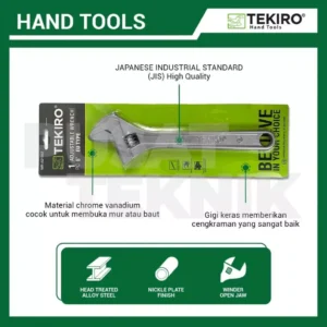 TEKIRO Kunci Inggris Adjustable Wrench 18" 24" inch