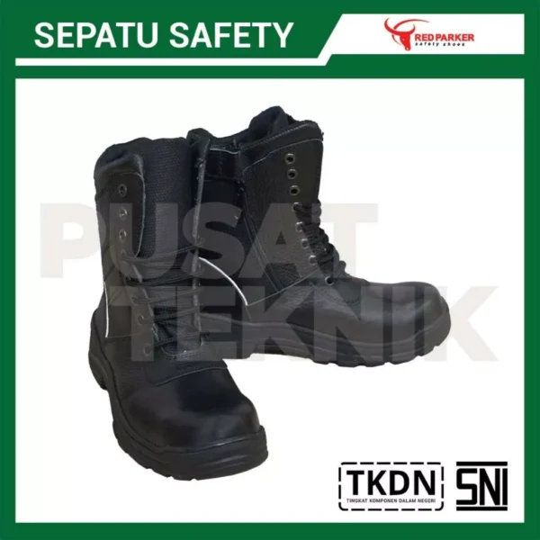 Sepatu Safety Shoes Boot Tinggi PDL Red Parker T187 - Gambar 3