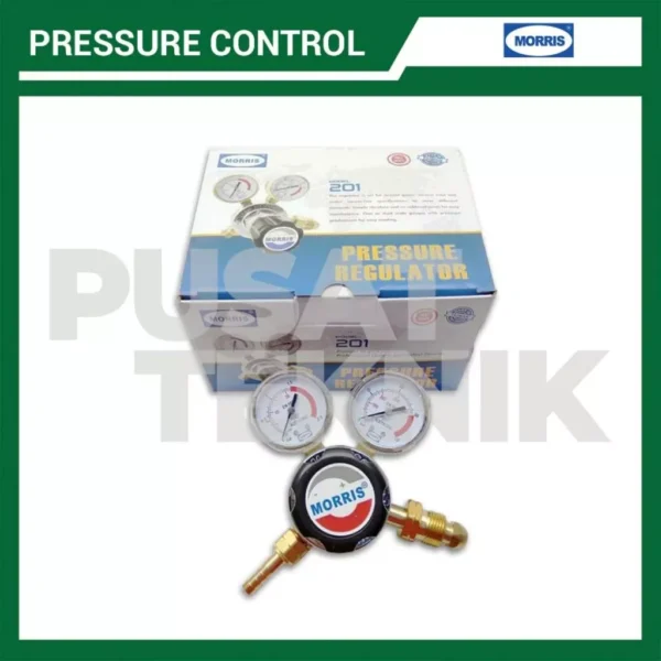 MORRIS Regulator Gas Acetylene 201-1.4M-AC Pressure - Gambar 5