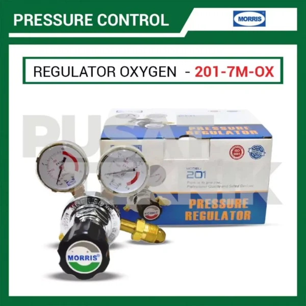 MORRIS Regulator Gas Oxygen 201-7M-OX Pressure Control