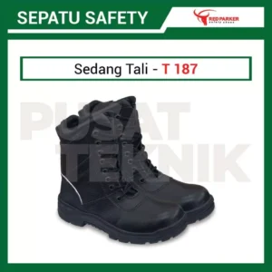 Sepatu Safety Shoes Boot Tinggi PDL Red Parker T187