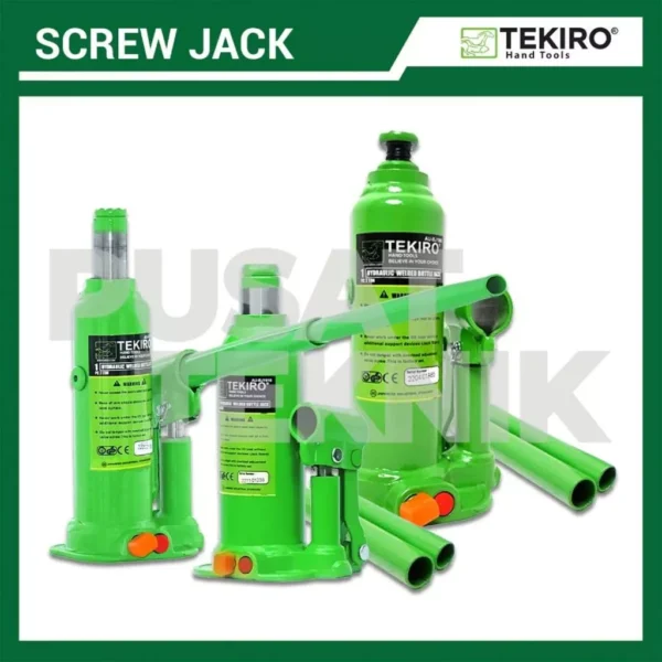 TEKIRO Dongkrak Botol Hidrolik Hydraulic Jack Kapasitas 2 - 30 Ton - Gambar 5