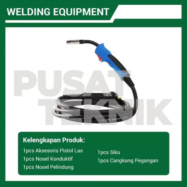 Stang Las MIG MB 15 Welding Torch Set Binzel 3 Meter - Gambar 5