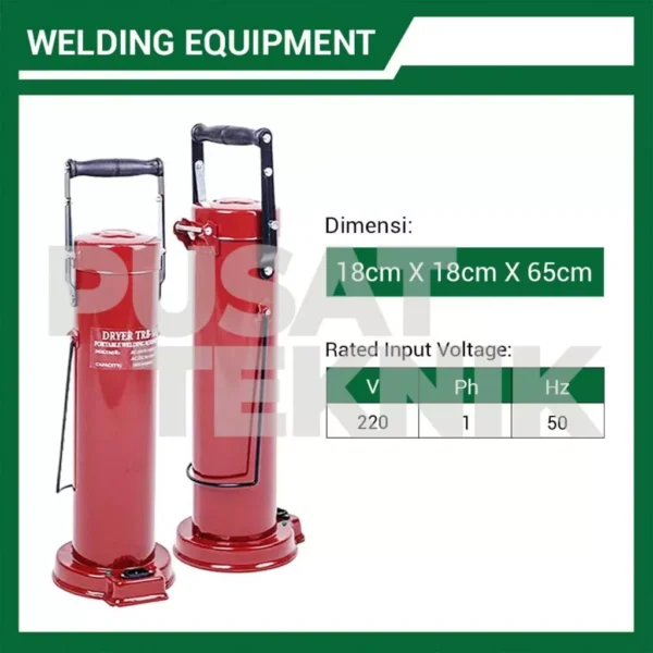 Oven Welding Electrode Termos Penyimpan Las Kawat 5 Kg - Gambar 5