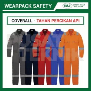 Wearpack Safety IMJ Coverall Terusan Kerja Cotton