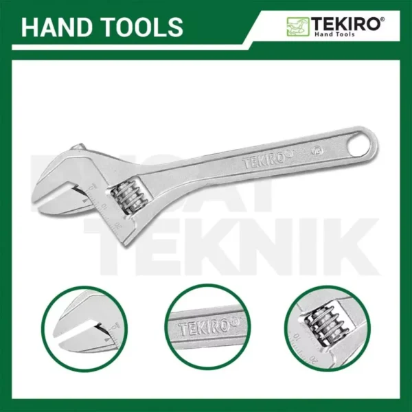 TEKIRO Kunci Inggris Adjustable Wrench 18" 24" inch - Gambar 2