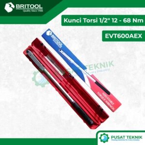 BRITOOL Kunci Torsi EVT 600 AEX Silver-Black 12-68Nm 1pc