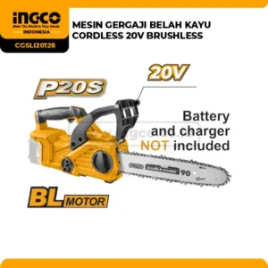 Mesin Belah Kayu Cordless Ingco 20V