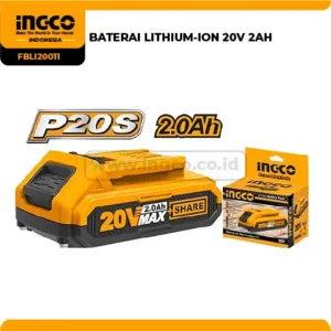 Baterai Ingco 20V Lithium-Ion