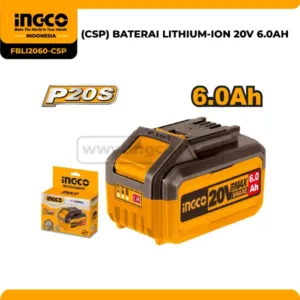 Baterai Lithium-Ion 20V 6.0Ah