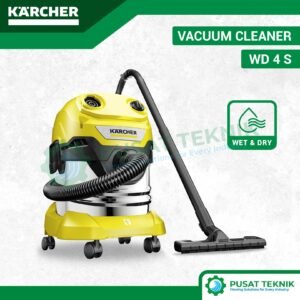 Wet and Dry Vacuum Cleaner Karcher WD 4 S V-20/6/22 Penyedot Debu Stainless 20L