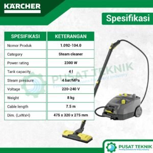 Steam Cleaner Karcher SC 4 EasyFix EU Alat Pembersih Uap Non-Stop Higienis