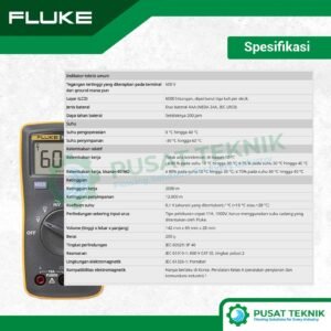 Digital Multimeter Fluke 107 Palm-sized with Backlight